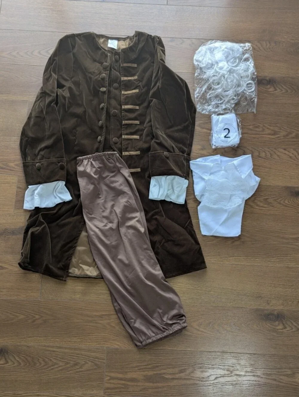 Colorful House Ben Franklin Colonial Costume Boys 10 - 12 Childs XL EUC 5 Pieces